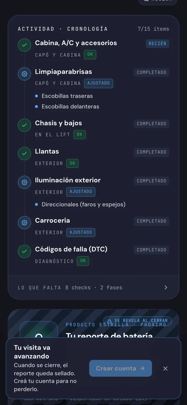 Maintenance tracking